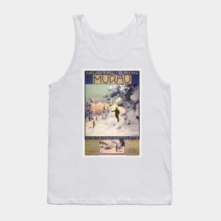 Murtalbahn Murau Austria Vintage Poster 1907 Tank Top